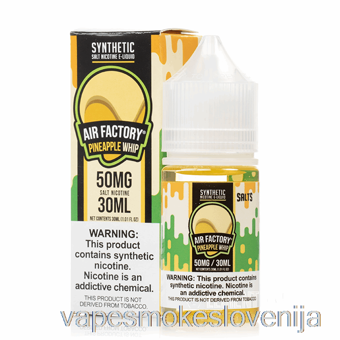 Vape Za Enkratno Uporabo Pineapple Whip Salts - Air Factory E-tekočine - 30ml 50mg